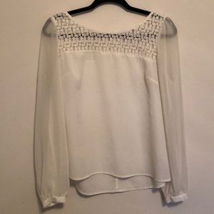 Sheer blouse